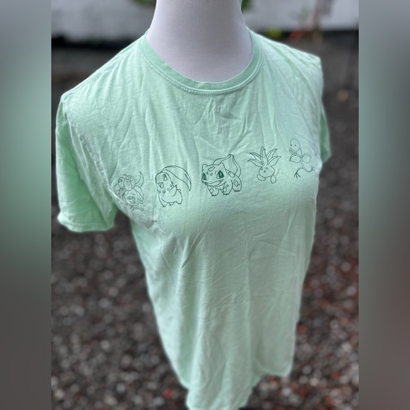 Pokémon Green Grass Type T-Shirt - Picture 3 of 14